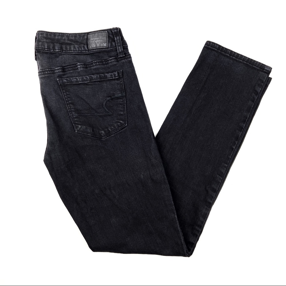 American Eagle Super Stretch Skinny Jeans Black